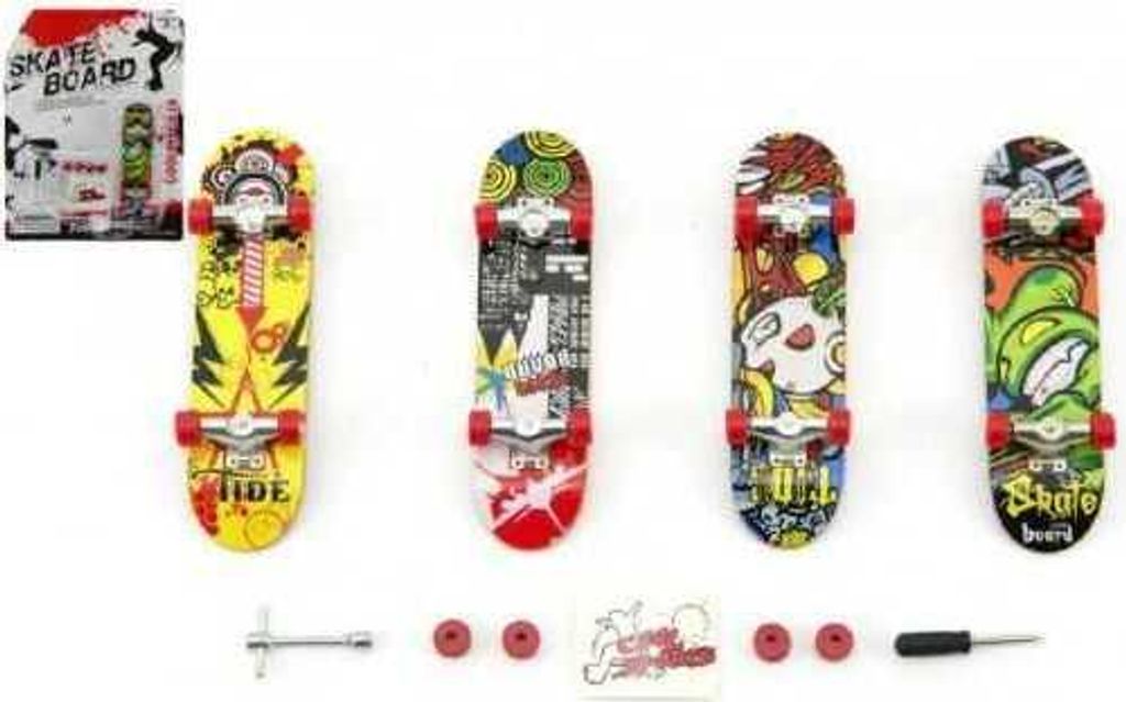 Teddies Fingerboard plast 10cm s príslušenstvom Obrázok produktu 