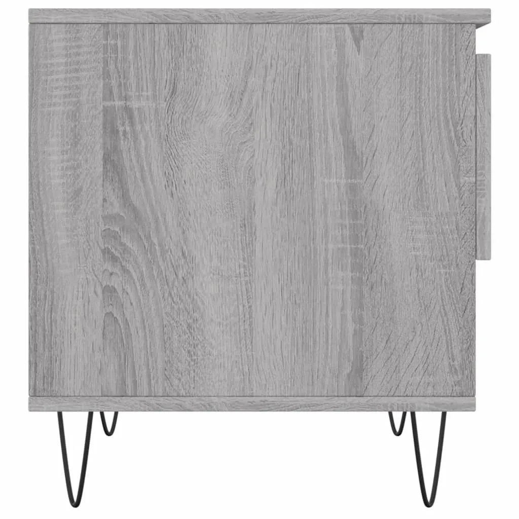Tavolini Grigio Sonoma Set 2 pz - Design Scandinavo 50x50 cm - 9