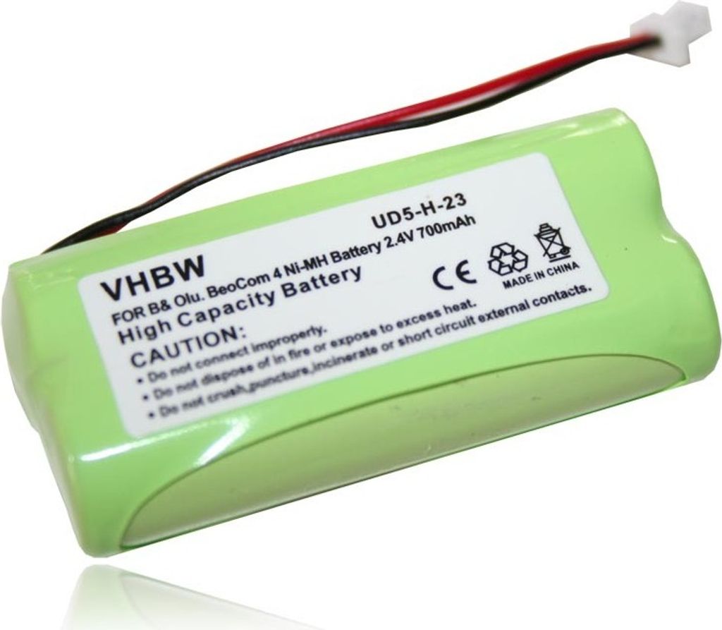 vhbw Akku Ersatz für CTP950 für schnurlos Festnetz Telefon (700 mAh, 2,4 V, NiMH)