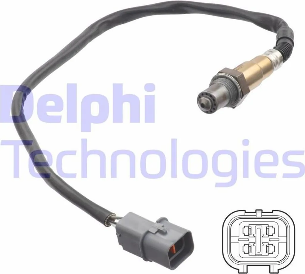 Sonde à oxygène Delphi ES21297-12B1 compatible Hyundai i20 et Kia Rio 1.2