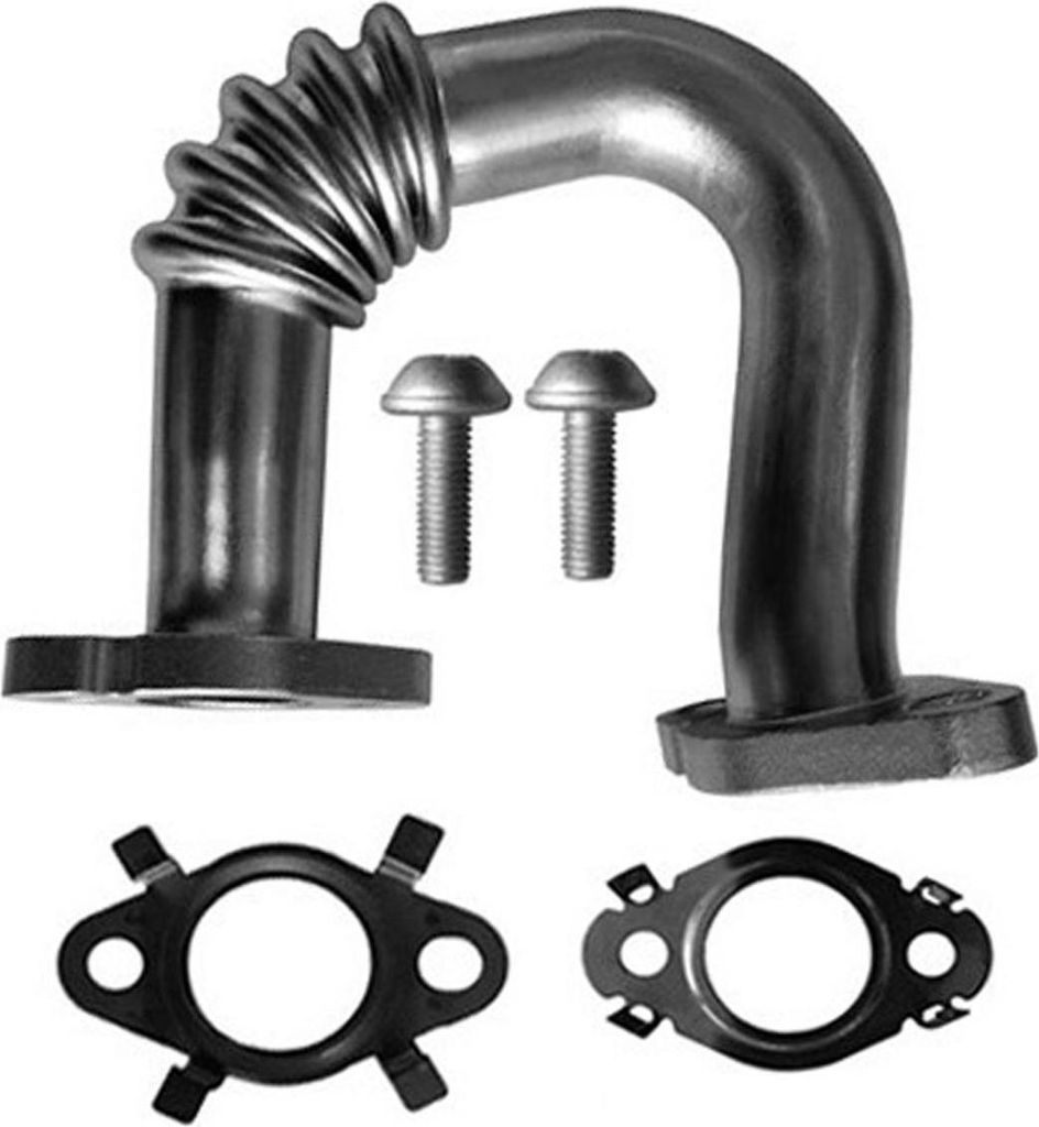 Rohrleitung AGR-Ventil mit Dichtungen mit Schrauben PARTSTEC für u.a. VW CADDY