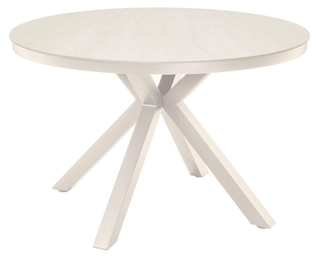 Lesli Living Diningtisch DAVOS CREMA ø118cm