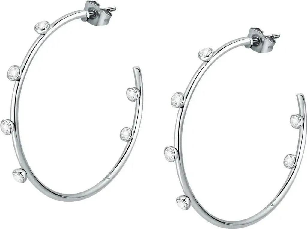 Boucles d'oreilles Femme Morellato CREOLE en Acier Inoxydable Argenté