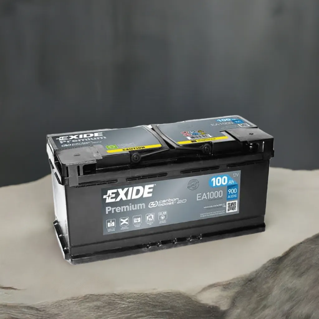 Batteria per auto Exide EA1000 Premium Carbon Boost 100Ah 900A