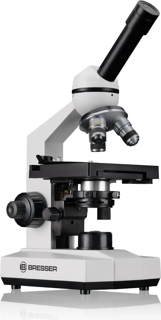 Microscope BRESSER Erudit Basic 40x-400x stable pour observation