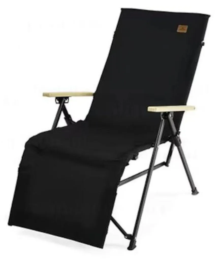 Lit de Jardin Ergonomique Nightfall Contre le Mal de Dos Noir Durable