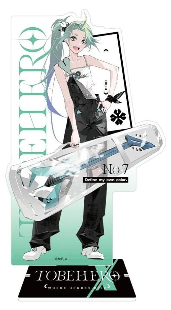 To Be Hero X Acryl-Aufsteller Hero Show Series Lucky Cyan 17 cm