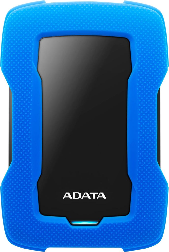 ADATA Durable HD330 2TB Externe Festplatte, Stoßsensor, 2,5", USB 3.1, Blau