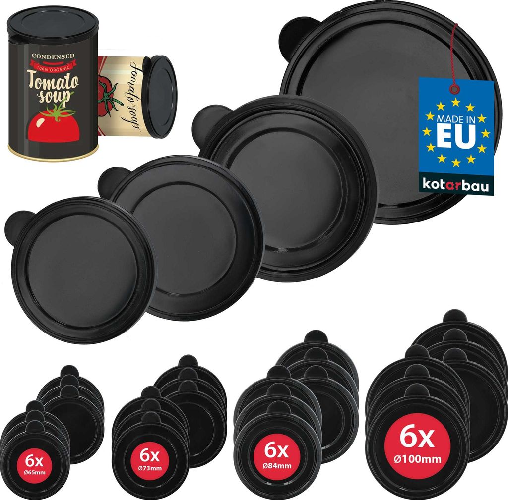 KOTARBAU® Jeu de 24 pièces - Couvercles de boîtes - Image du produit 