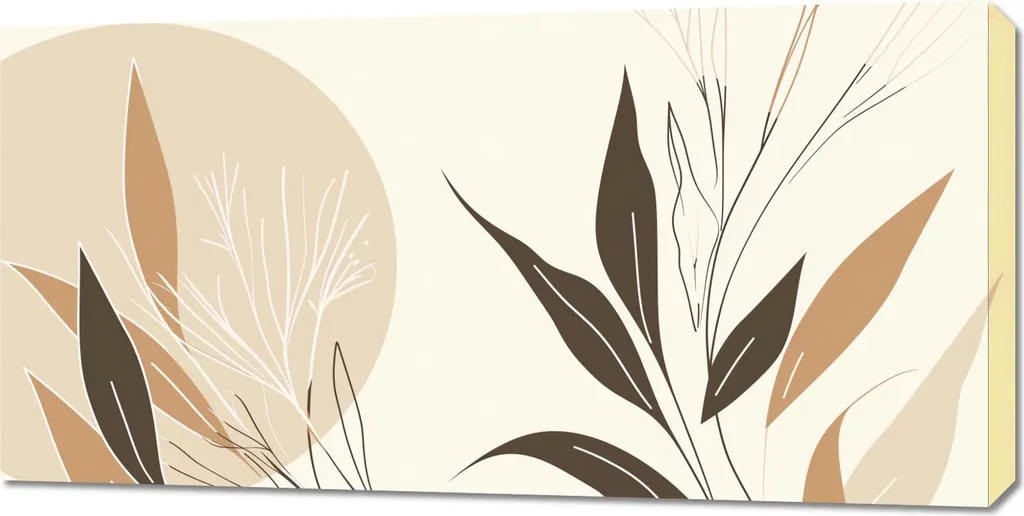 Image 100 x 50 cm Vision entrelacée - Habiller un Mur Vide avec Style