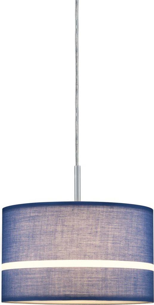 Paulmann Deco System Lampenschirm Tessa rund Ø25,5cm zylindrisch Textil Blau