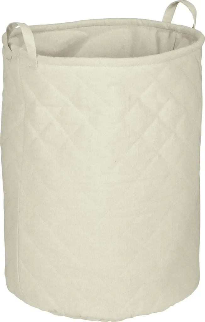 Sac à linge pliable beige gain de place pour buanderie et appartement