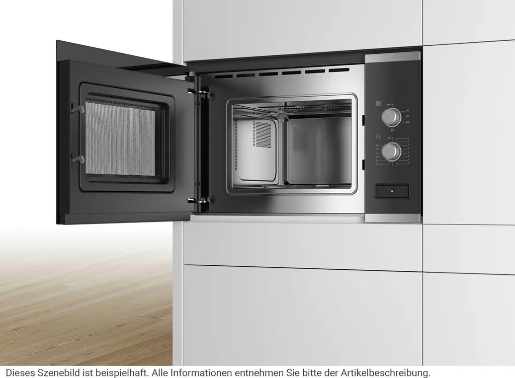 Micro-ondes Bosch Tout Intégrable 20L avec Cavité Inox Haute Qualité - 15