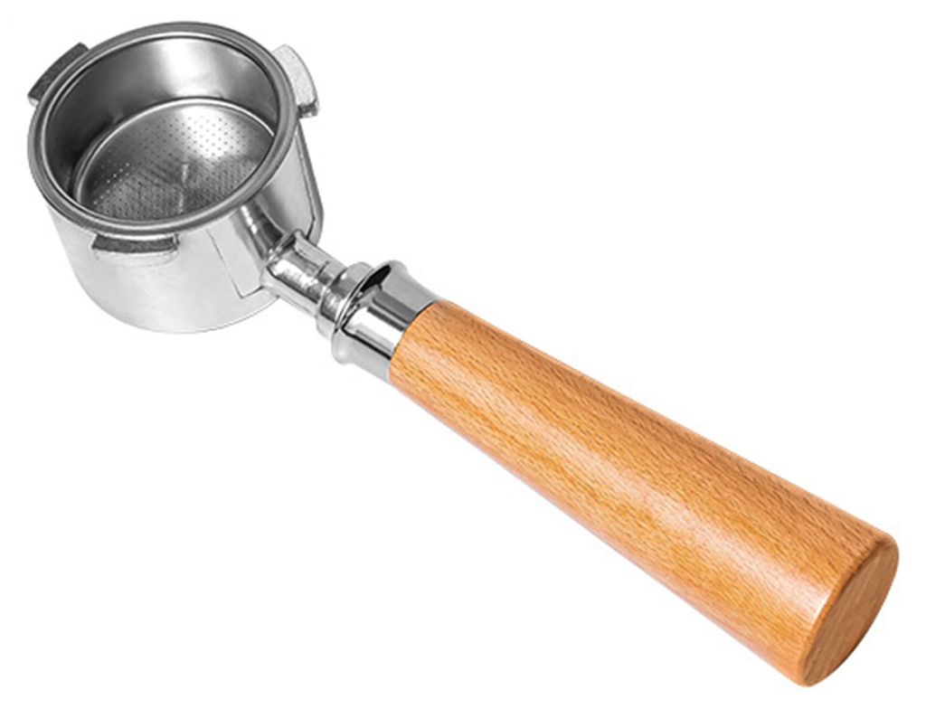 51-mm-Siebträger ohne Boden für DeLonghi-Kaffeemaschinen, Edelstahlfilter 304 mit Griff, professionelles Espresso-Werkzeug zum Tampen und Extrahi...