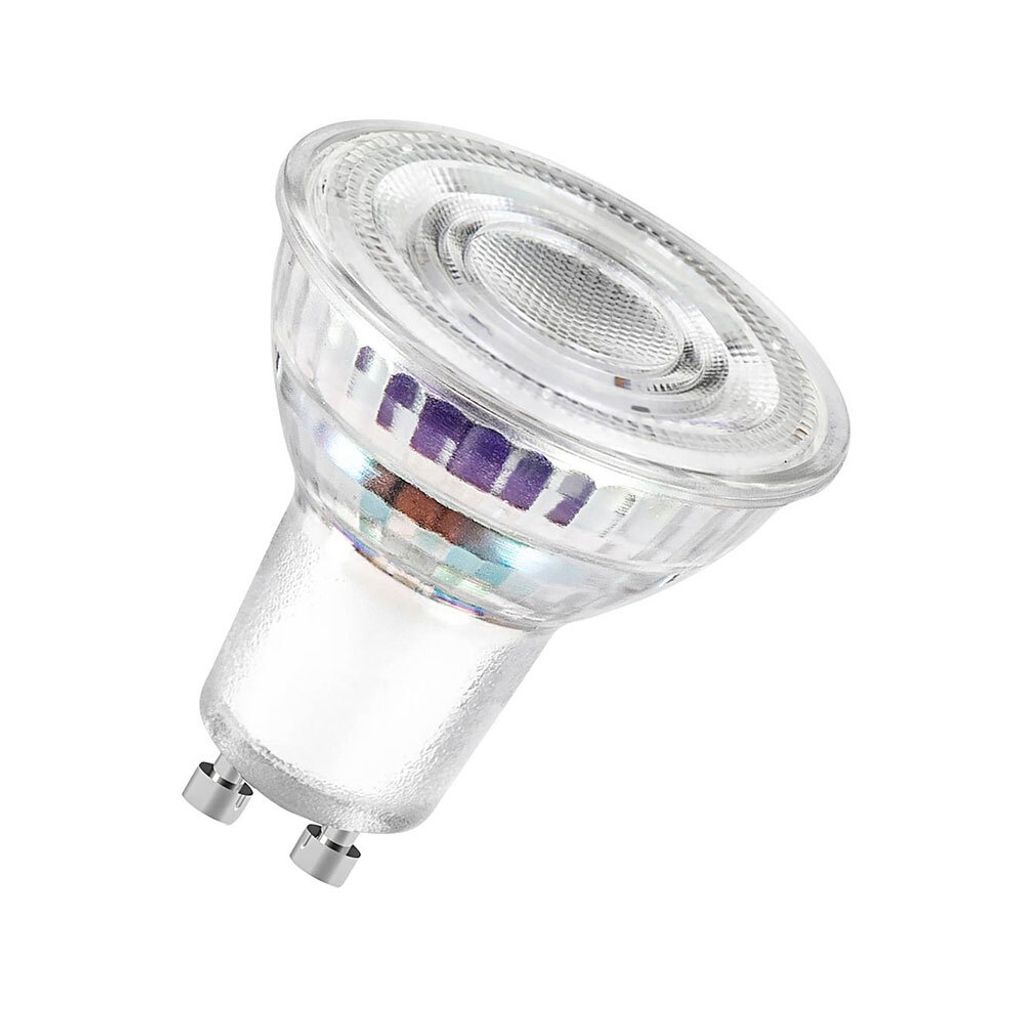 A close-up studio shot of an LED light bulb.