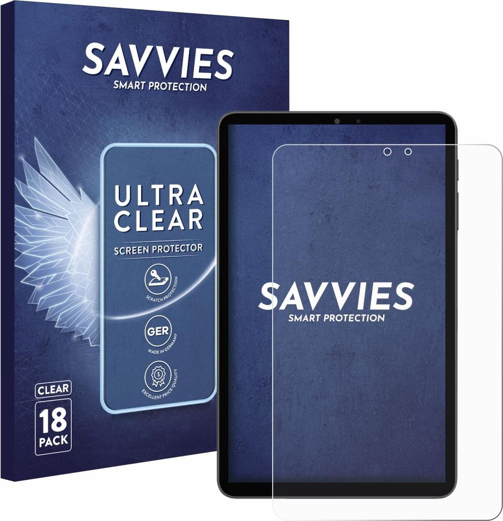 18x Für Alldocube iPlay 70 mini Pro Schutzfolie Savvies Displayschutz Display Schutz Folie Klar Transparent