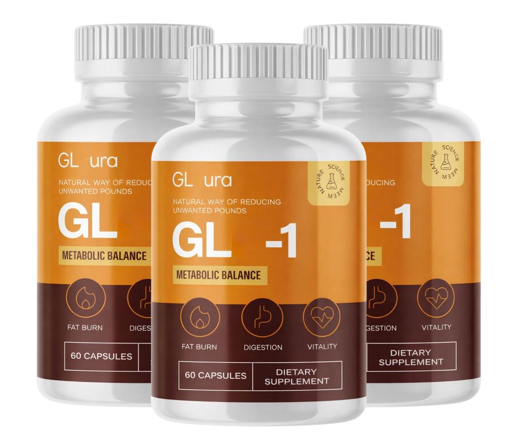 GLura Integratore alimentare, confezione da 3 flaconi da 60 Immagine del prodotto 