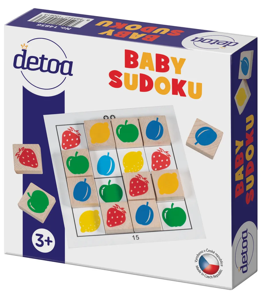 Jeu de Sudoku pour bébé pour stimuler la mémoire et la logique 18 mois+