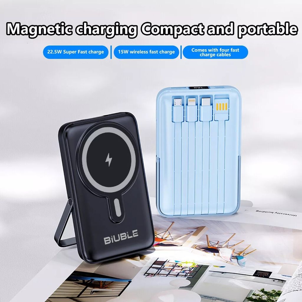 Wireless Powerbank, 30000mAh Powerbank Magsafe Magnetic, Produktbild 5