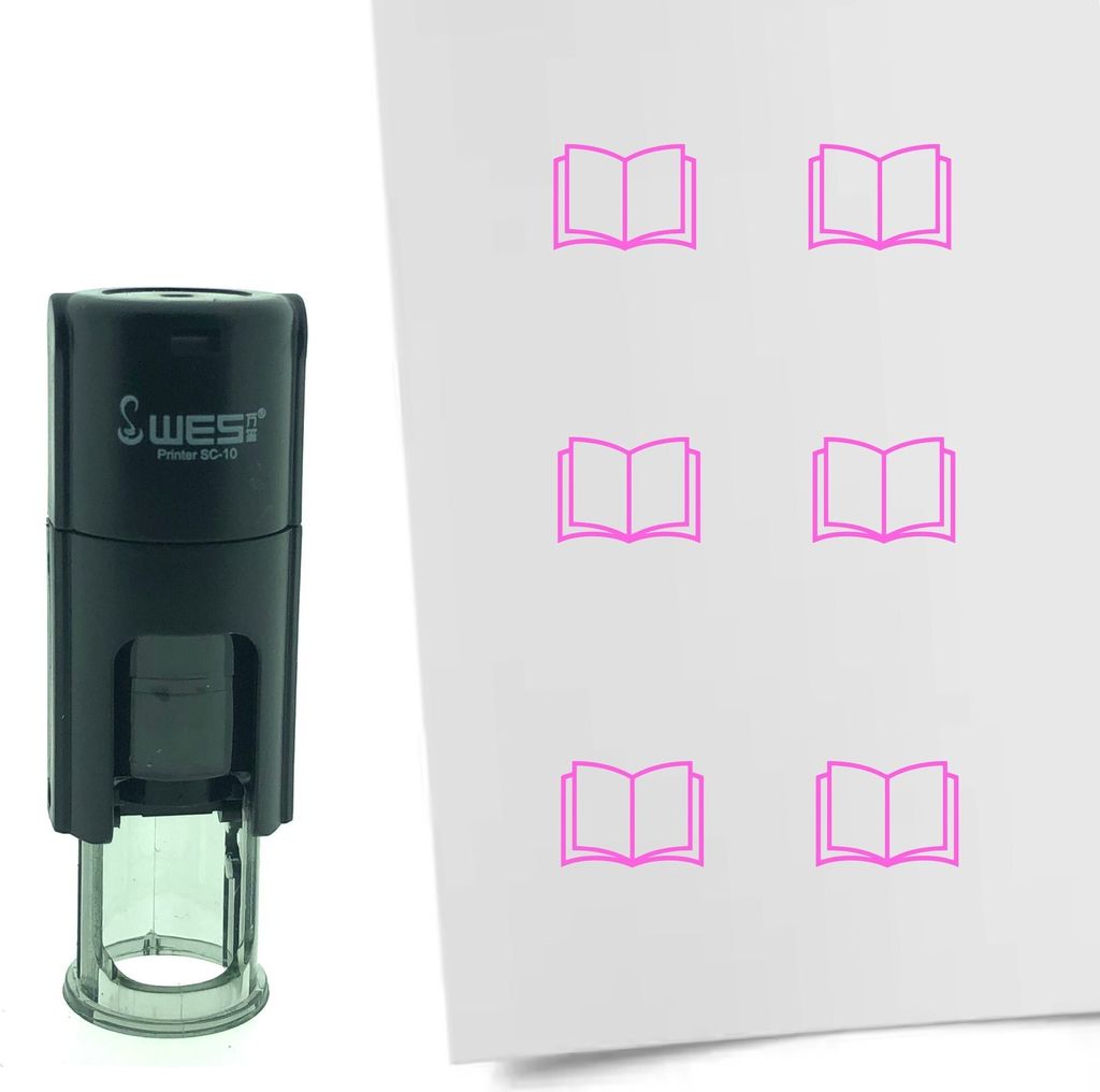 CombiCraft Selbstfärbender Stempel 'Buch' in der Farbe Produktbild 