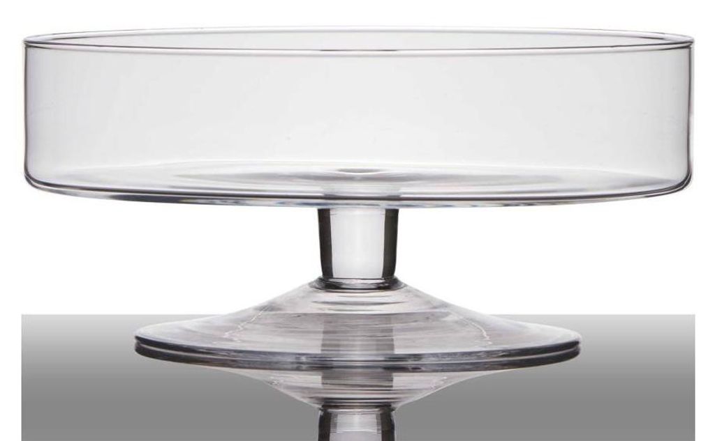 Glasschale auf Fuß CYLINDER H. 13cm D. 29cm rund Produktbild 