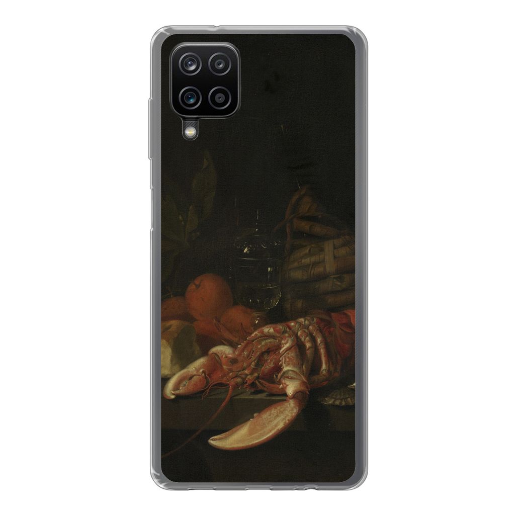 MuchoWow Handyhülle Schutzhülle Hülle für Samsung Galaxy A12 Stilleben - Gemälde von Jan Davidsz. de Heem Silikon Softcase Handy Hülle - Bild