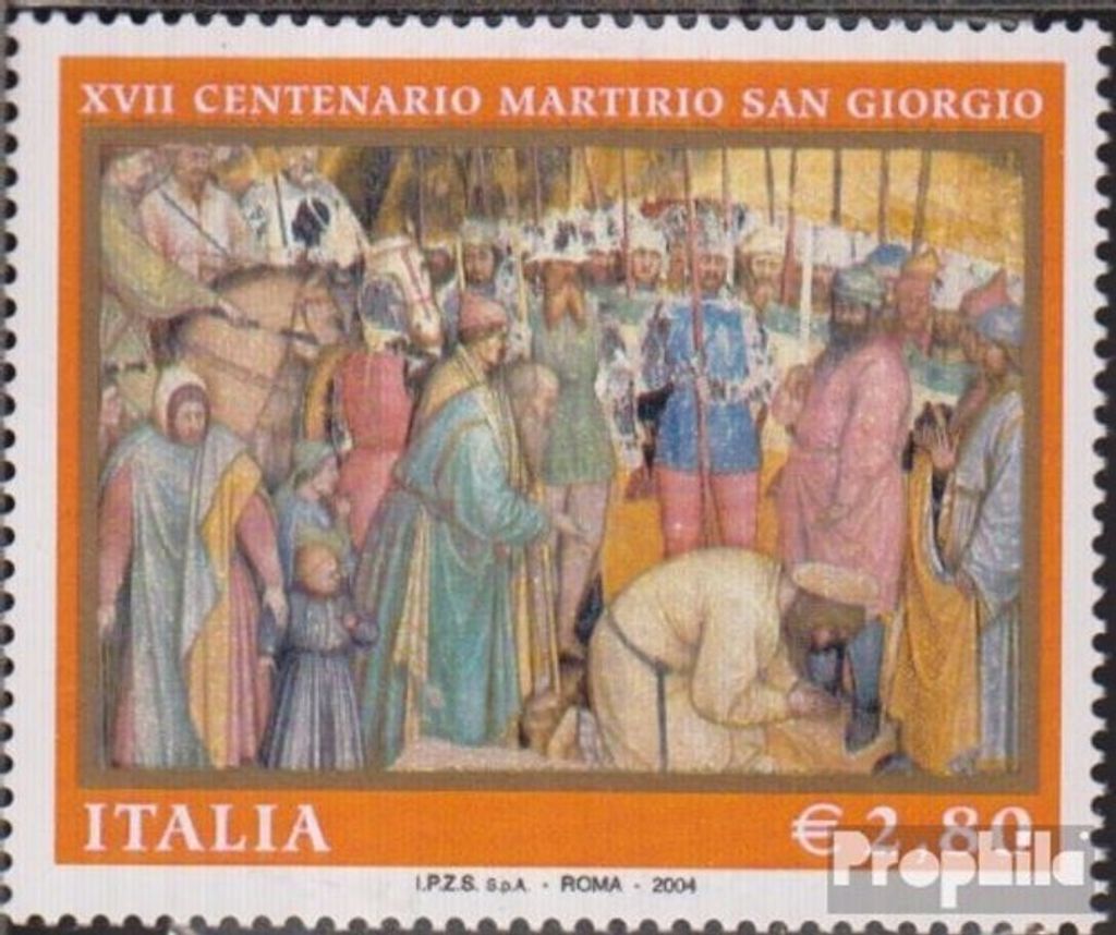 Briefmarken Italien 2004 Mi 2969 (kompl.Ausg.) postfrisch Heiliger Georg