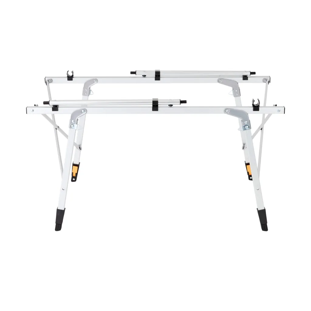 Table de camping ajustable AREBOS structure légère pliable 90x51 cm - 10