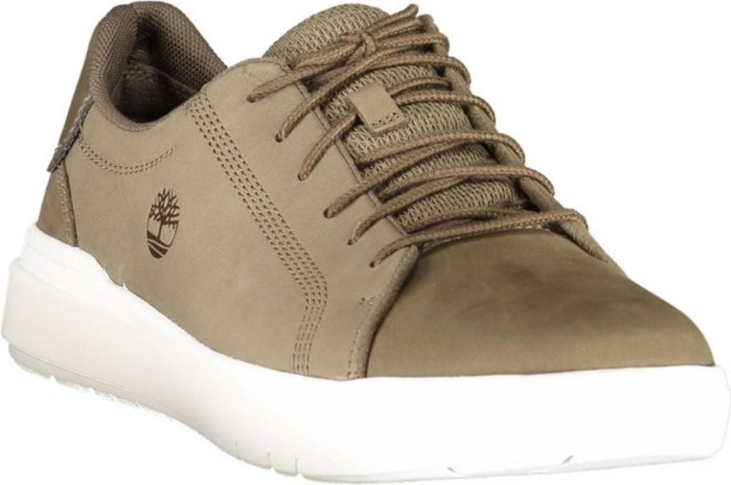 Herren-Sportschuh in Grün: Bequemer Sneaker mit Schnürsenkeln