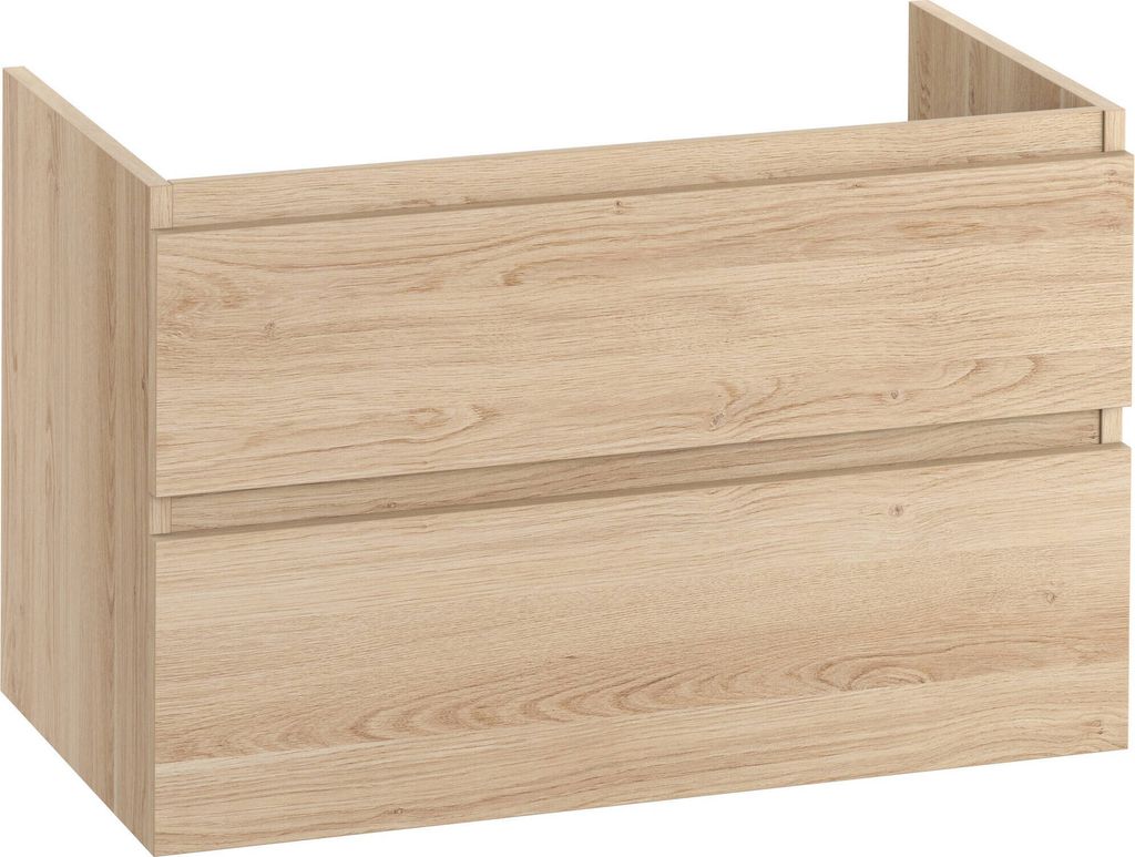 Ben Tendenza Waschbeckenunterschrank 80x44,5x60 cm Vormontiert - Urban Oak - Unterschränke fürs Bad, Unterschrank, Waschtischunterschrank, Badezi...