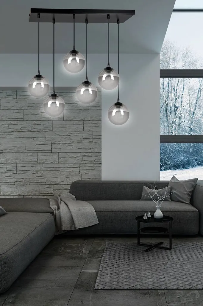 Lustre Salon COSMO 6 Branches - Solution Éclairage Grand Espace E14 - 10