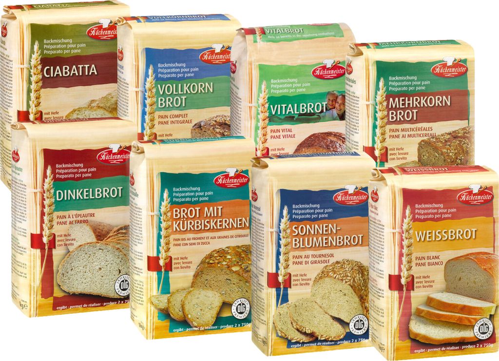 BIELMEIER Brotbackmischung 8-teiliges Kennenlern-Set á 1000 Produktbild 