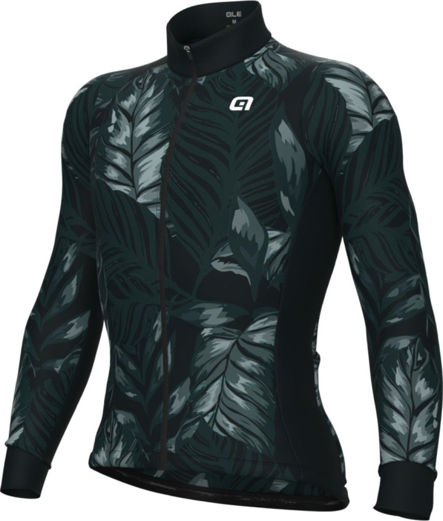 ALÉ Langarm Fahrradtrikot für den Winter - WILD PR-E - Grün XL