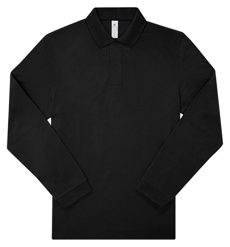 B&C - "My Polo 210" Poloshirt für Herren FK2802 (3XL) (Schwarz)