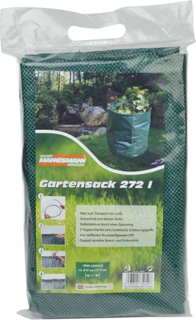 BRÜDER MANNESMANN Gartenabfallsack M63630 272l Produktbild 