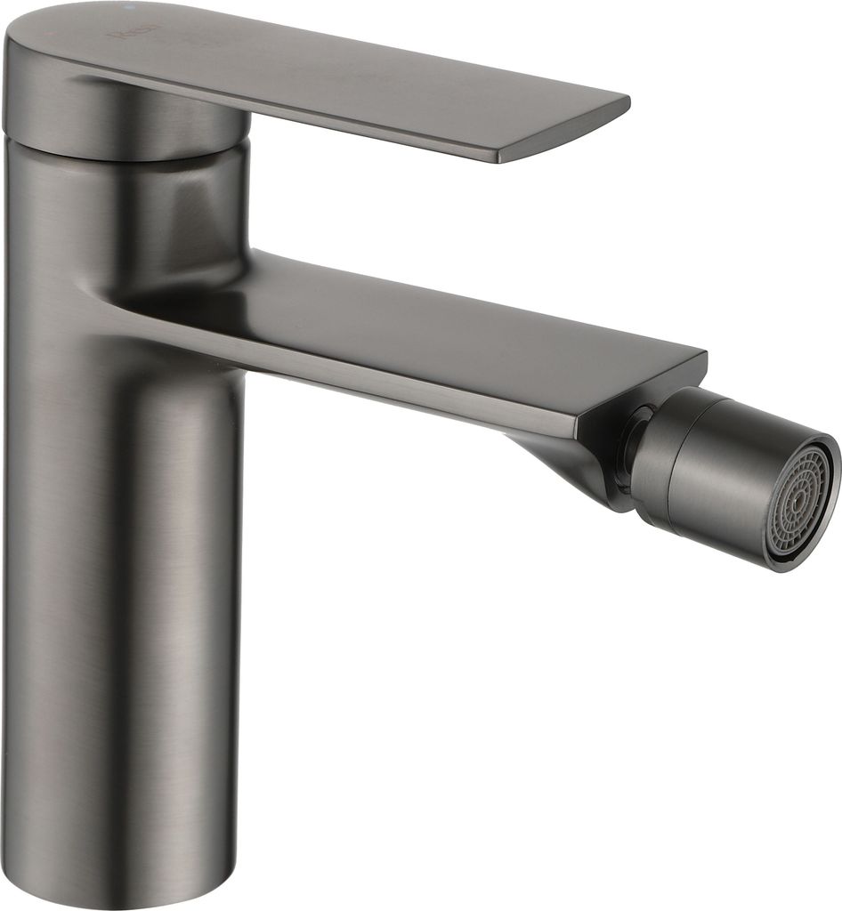 A bidet faucet on a white background.