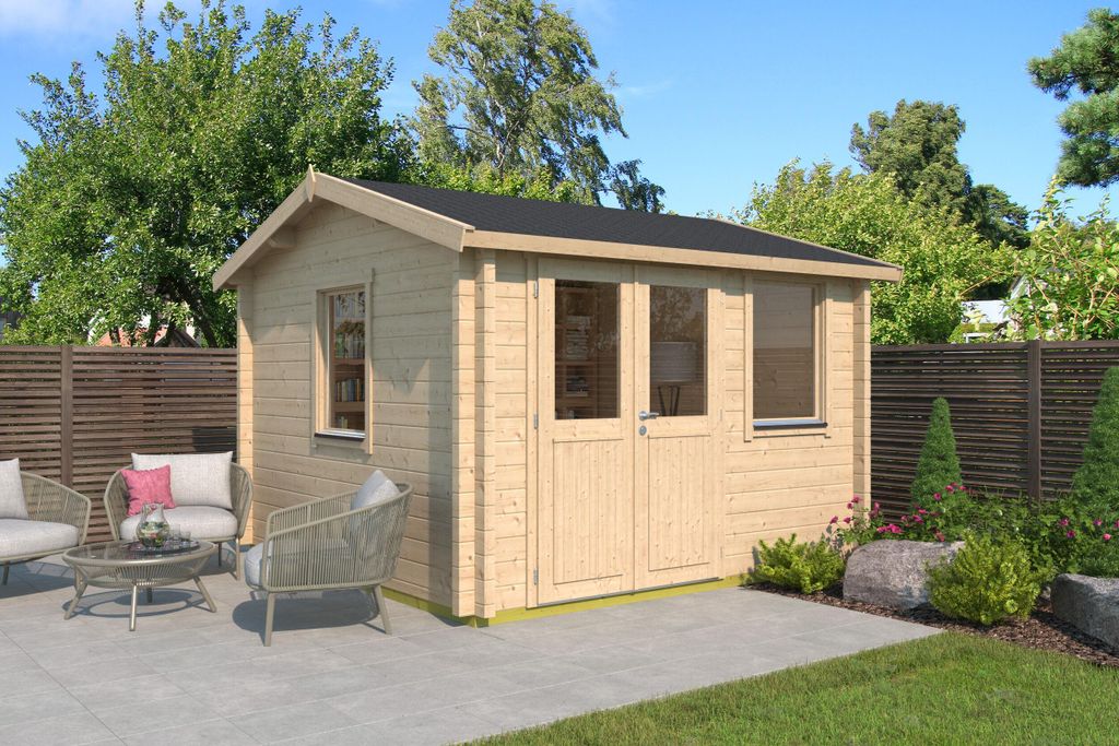 Fjordholz Gartenhaus Modell Narvic 70 C