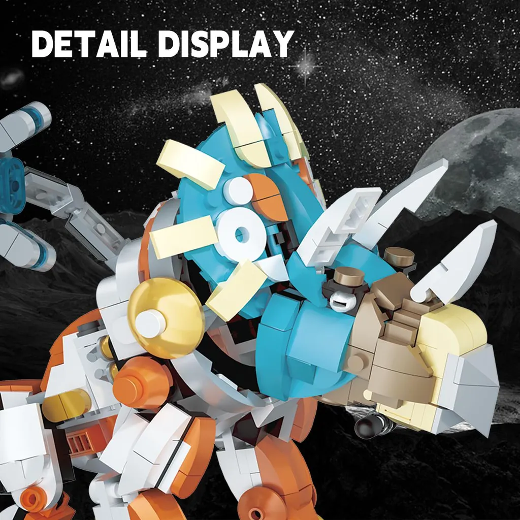 Kit Dragon-Astronaute de 462 Pièces, Jeu de Construction Spatial dès 6 Ans - 5