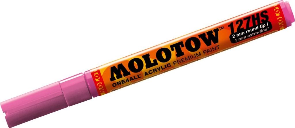 Permanentmarker One4All 127 HS nachfüllbar 2mm fuchsiapink Packung mit 6 Stück