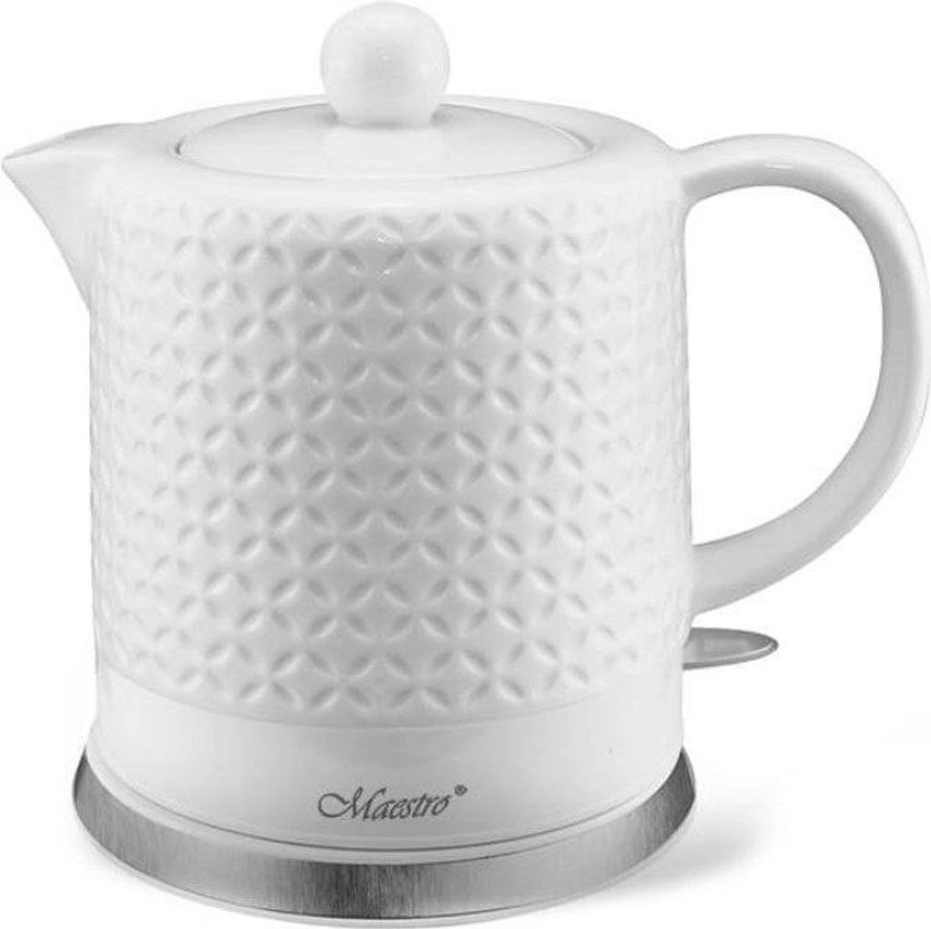 Feel-Maestro MR067 electric kettle 1.2 L White 1200 W Immagine del prodotto 