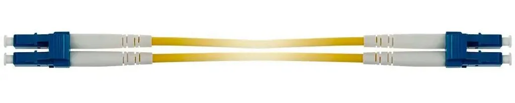 Jarretière optique monomode OS2 LC-LC duplex armée de 1m flexible