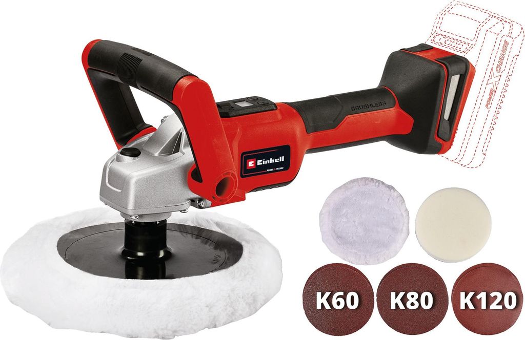Einhell Akku-Polier- / Schleifmaschine CE-CP 18/180 Li Produktbild 