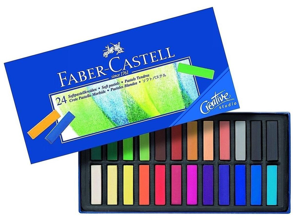 FABER-CASTELL Pastels doux Mini étui carton 24 pièces 5 pcs Image du produit 