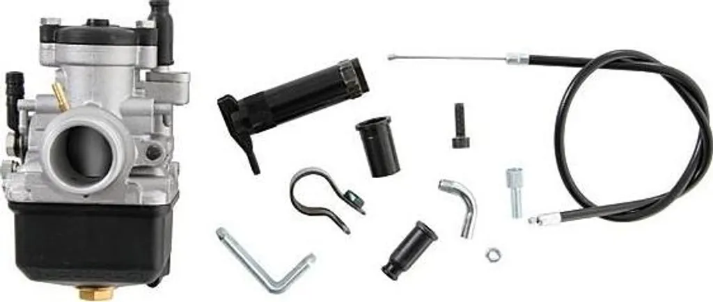 Carburateur Malossi PHBL 25 mm avec Boisseau Rond et Réglages de Précision