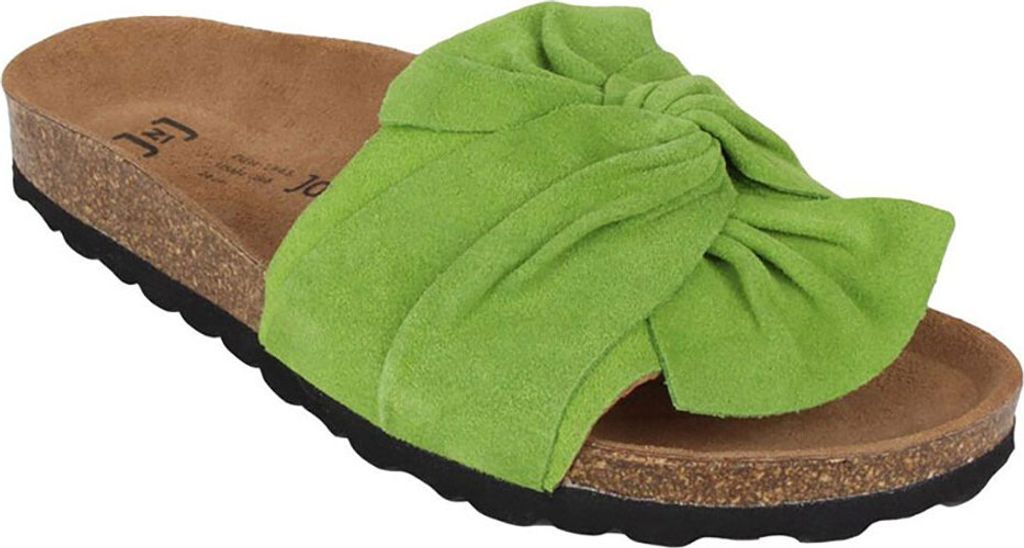 JOE N JOYCE Sylt Veloursleder Soft-Fußbett Light Green Produktbild 