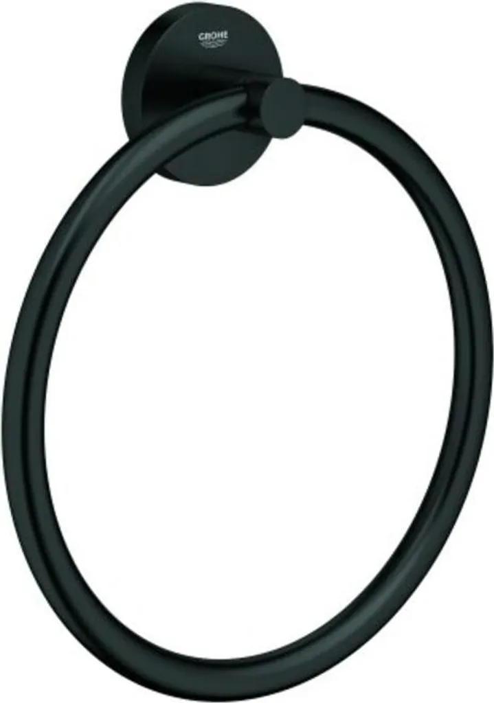 GROHE 403652430 Essentials Anello Nero Opaco - Montaggio Rapido e Durata