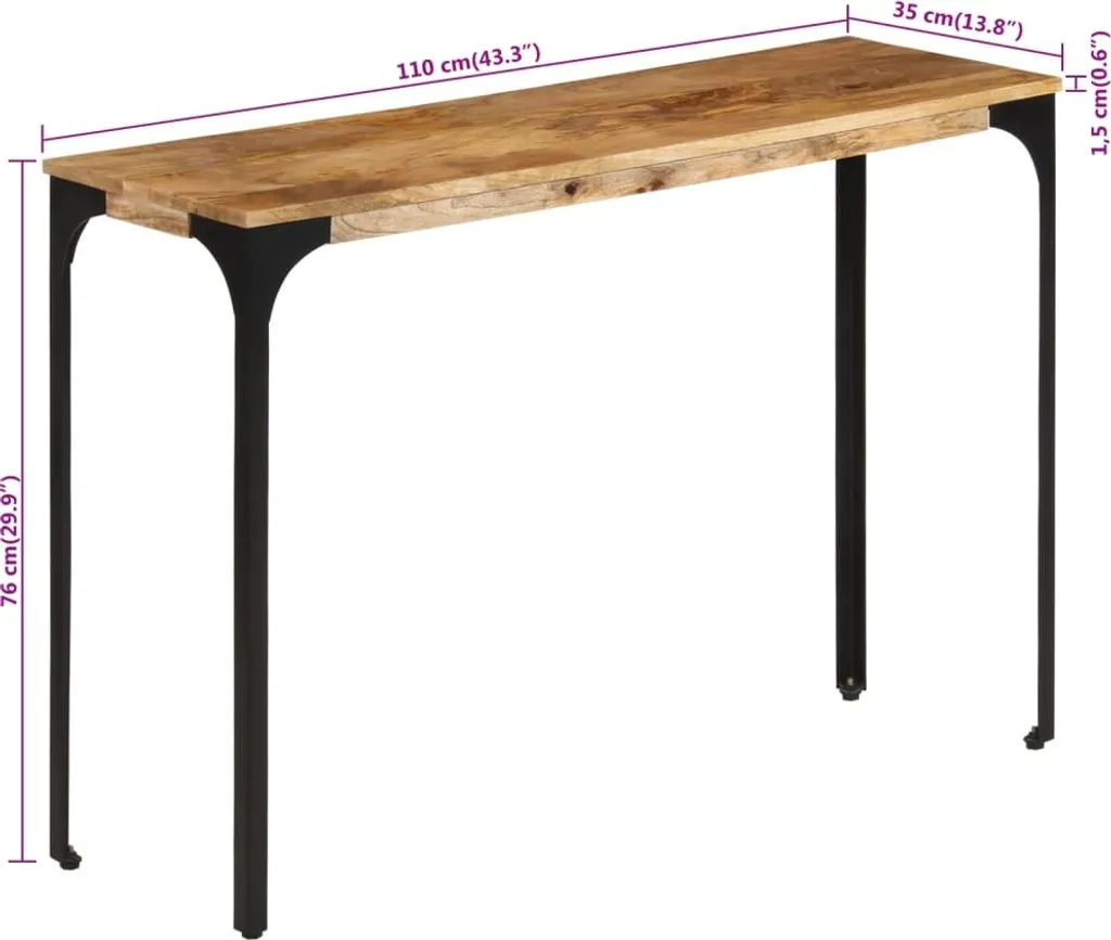 Consolle legno grezzo | Prezzi e offerte su