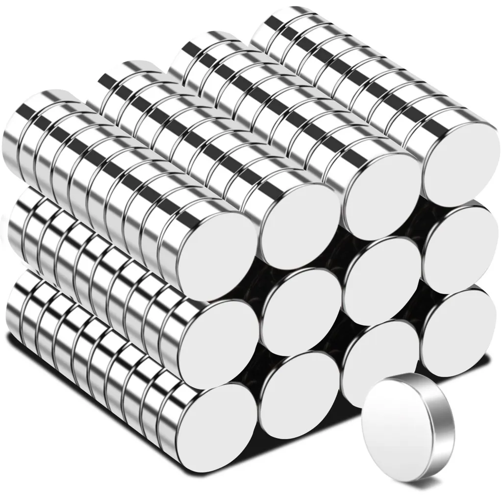 Aimants de Frigo et Bricolage 6x2mm - Lot de 120 Mini Aimants Multi-Usages