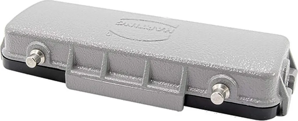 Couvercle de protection métallique Han 24B pour connecteur industriel