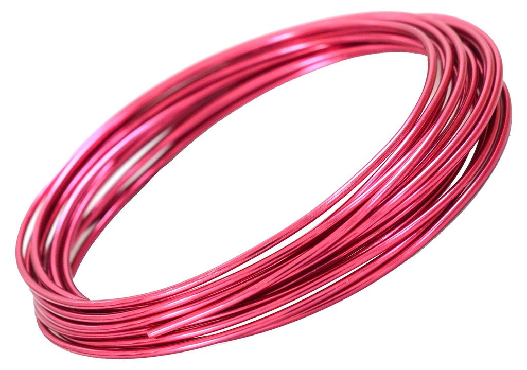 Aludraht 2mm fuchsia